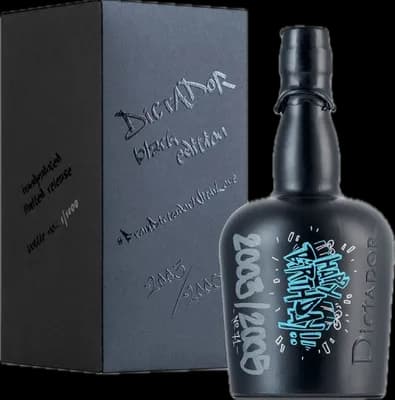 Bouteille de spiritueux : Black Edition Happy B-Day de la marque Dictador