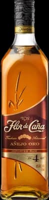 Bouteille de spiritueux : Añejo Oro 4 Años de la marque Flor de Caña