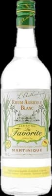 Bouteille de spiritueux : Rhum Agricole Blanc L’Authentique de la marque La Favorite