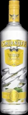 Bouteille de spiritueux : Citrus de la marque Smirnoff