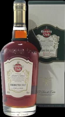 Bouteille de spiritueux : Tributo de la marque Havana Club