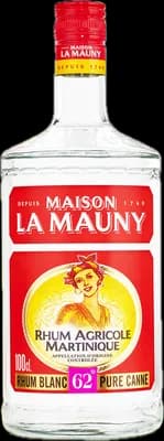 Bouteille de spiritueux : Blanc Agricole 62° de la marque Maison La Mauny