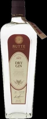 Bouteille de spiritueux : Dry Gin de la marque Rutte 