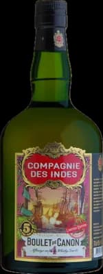 Bouteille de spiritueux : Boulet de Canon 5 de la marque Compagnie des Indes