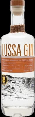 Bouteille de spiritueux : Gin de la marque Lussa 