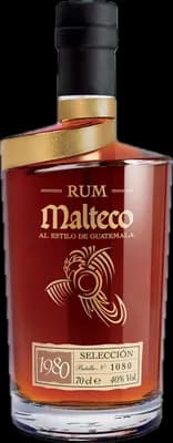 Bouteille de spiritueux : Selección 1980 de la marque Malteco