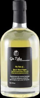 Bouteille de spiritueux : Lime & Black Pepper de la marque Gin Tales