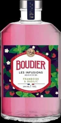 Bouteille de spiritueux : Gin Infusion - Framboise & Basilic de la marque Gabriel Boudier