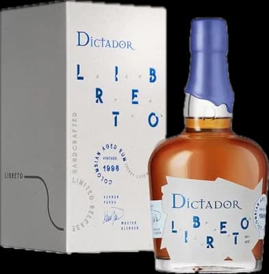 Bouteille de spiritueux : Libreto Sherry Cask 1998 de la marque Dictador