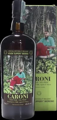 Bouteille de spiritueux : 2nd Employees Kevon „Slippery“ Moreno de la marque Caroni