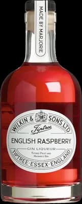 Bouteille de spiritueux : English Raspberry Gin Liqueur de la marque Tiptree