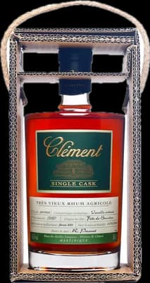 Bouteille de spiritueux : Single Cask Vanille Intense de la marque Clément