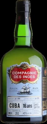 Bouteille de spiritueux : Cuba 16 Ans - Single Cask de la marque Compagnie des Indes