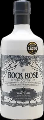 Bouteille de spiritueux : Navy Strength Gin de la marque Rock Rose
