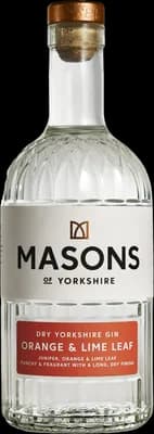 Bouteille de spiritueux : Orange & Lime Leaf de la marque Masons Of Yorkshire