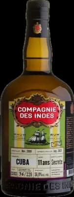 Bouteille de spiritueux : Cuba (Bottled for Perola) de la marque Compagnie des Indes