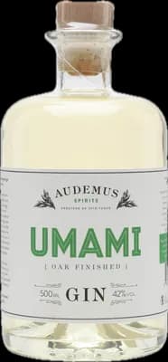 Bouteille de spiritueux : Umami Gin de la marque Audemus