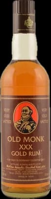 Bouteille de spiritueux : XXX Gold Rum de la marque Old Monk