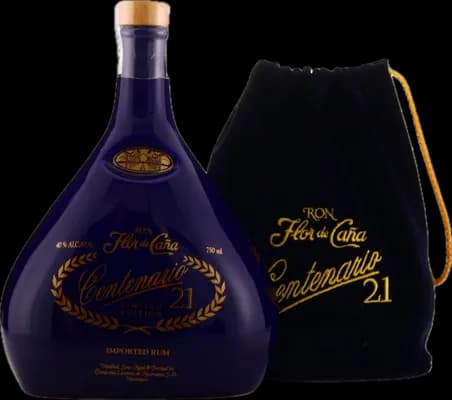 Bouteille de spiritueux : Centenario 21 Limited Edition de la marque Flor de Caña