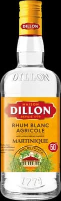 Bouteille de spiritueux : Blanc Agricole 50° de la marque Dillon