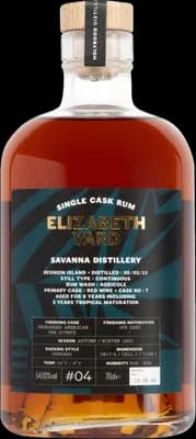 Bouteille de spiritueux : Savanna Distillery Ungrogged American Oak Octave de la marque Elizabeth Yard