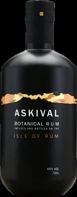 Bouteille de spiritueux : Botanical Rum de la marque Askival