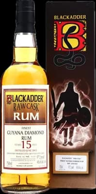 Bouteille de spiritueux : Raw Cask Finest Guyana de la marque Diamond