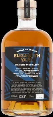 Bouteille de spiritueux : Diamond Distillery 2011 #REF de la marque Elizabeth Yard