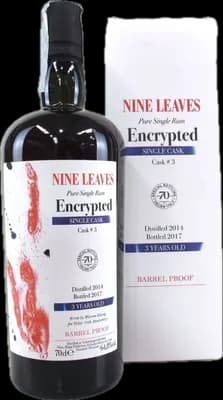 Bouteille de spiritueux : Warren Khong Encrypted de la marque Vélier