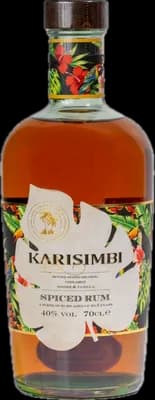 Bouteille de spiritueux : Spiced Rum de la marque Karisimbi