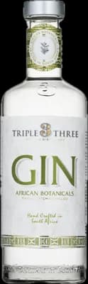 Bouteille de spiritueux : African Botanicals de la marque Triple Three