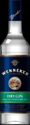 Bouteille de spiritueux : Dry Gin de la marque Wenneker
