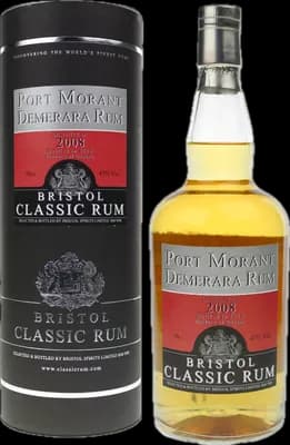 Bouteille de spiritueux : Demerara Rum de la marque Bristol Classic Rum