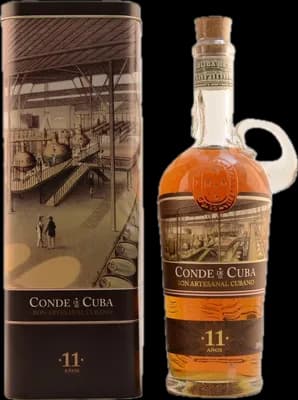Bouteille de spiritueux : 11 Años de la marque Conde de Cuba