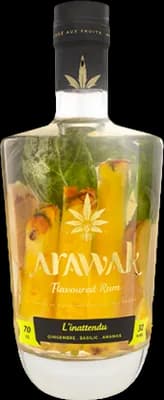 Bouteille de spiritueux : L'inattendu (Gingembre Basilic Ananas) de la marque Arawak