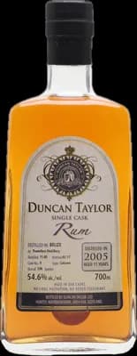 Bouteille de spiritueux : Single Cask Rum 2005 Aged 11 Years (Travellers Distillery) de la marque Duncan Taylor