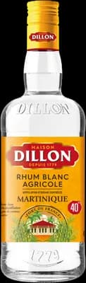 Bouteille de spiritueux : Blanc Agricole 40° de la marque Dillon