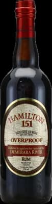 Bouteille de spiritueux : 151 Ministry of Rum Collection Overproof Demerara River de la marque Hamilton