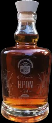 Bouteille de spiritueux : Exception HPDN 39 ans de la marque Famille Ricci