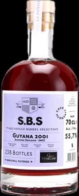 Bouteille de spiritueux : Selected and bottled for The Nectar de la marque S.B.S