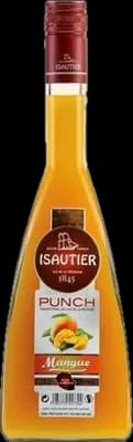 Bouteille de spiritueux : Punch Mangue de la marque Isautier