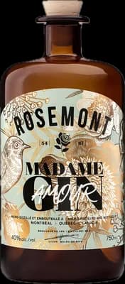 Bouteille de spiritueux : Madame Gin Amour de la marque Rosemont
