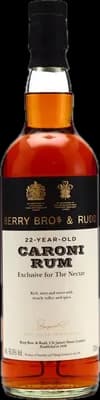 Bouteille de spiritueux : Rum de la marque Caroni