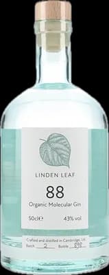 Bouteille de spiritueux : 88 Organic Molecular Gin de la marque Linden Leaf