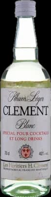 Bouteille de spiritueux : Rhum Leger Blanc de la marque Clément