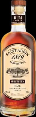 Bouteille de spiritueux : Rhum Café 1819 de la marque Saint Aubin