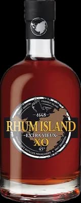 Bouteille de spiritueux : XO de la marque Rhum Island
