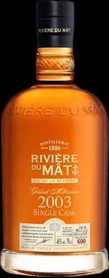 Bouteille de spiritueux : Single Cask 2003 de la marque Rivière du Mât