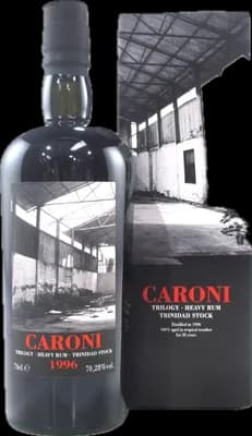 Bouteille de spiritueux : Trilogy Heavy Rum Trinidad Stock de la marque Caroni