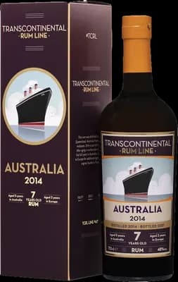 Bouteille de spiritueux : Australia 2014 de la marque Transcontinental Rum Line